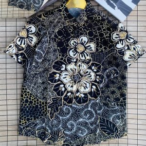 floral ankara shirt